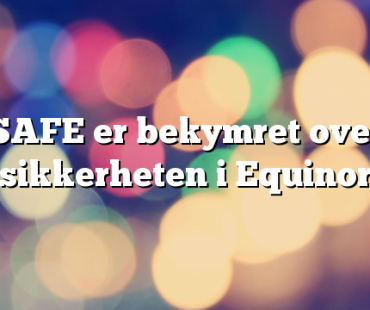 Nytt kapittel for SAFE i KAEFER Energy AS